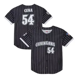WWE John Cena Baseball Jersey, Outdoor Sportswear, Gifts for WWE and John Cena Lovers and Fans