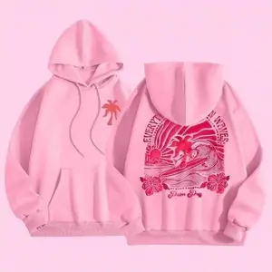 Everything Comes in Waves Women's Pullover Hoodie cozy, 2 Sides Hoodie, Full Size, Full Color, Gift For Men And Women