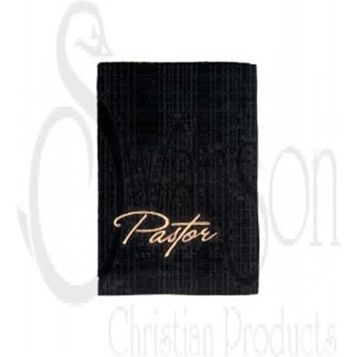212 MAIN Black Decorative Towel Set with Gold Lettering - Pastor Towel, Christian Home Supply, Festive Decoration, Ideal Home Gift, Decorative Towels