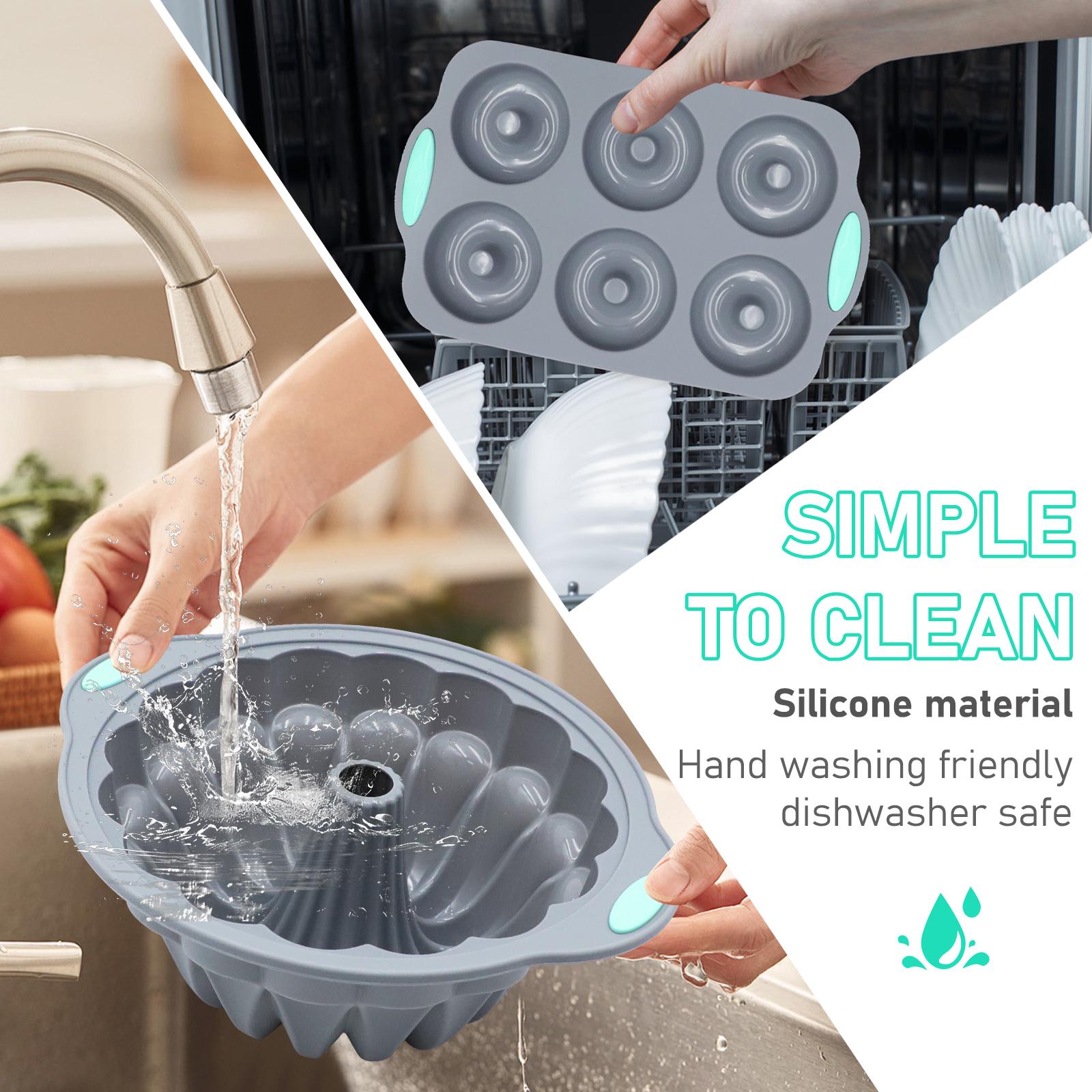 29/21/8 Pieces, Silicone Cake Pans,  Jello Mold, Silicone Molds for Homemade Cake, Bread and Jello, Non-Stick, elly, chocolate, custard, pound cakes, ring cakes, pumpkin cakes, and more. Perfect for the special occasions like parties, Easter gifts