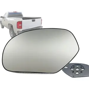 APA Replacement Mirror Glass Manual Non-Heated for 2007-2014 SILVERADO SIERRA 1500 2500 3500 Pickup Truck Driver Left Side 15951106   GM 1324136 spot car blind