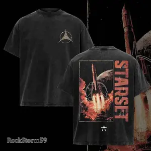 Retro STARSET band T-Shirt , STARSET T-Shirt , Music Graphic Tee, Rock Band Shirt, Retro Music Tee, Rock Music Lover Shirt, Vintage Band Shirts Casual Comfort Cotton Fabric Fit Top , Top Men's and Women's Clothing . Streetwear