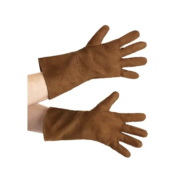 Adult Deluxe Brown Pirate Costume Gloves