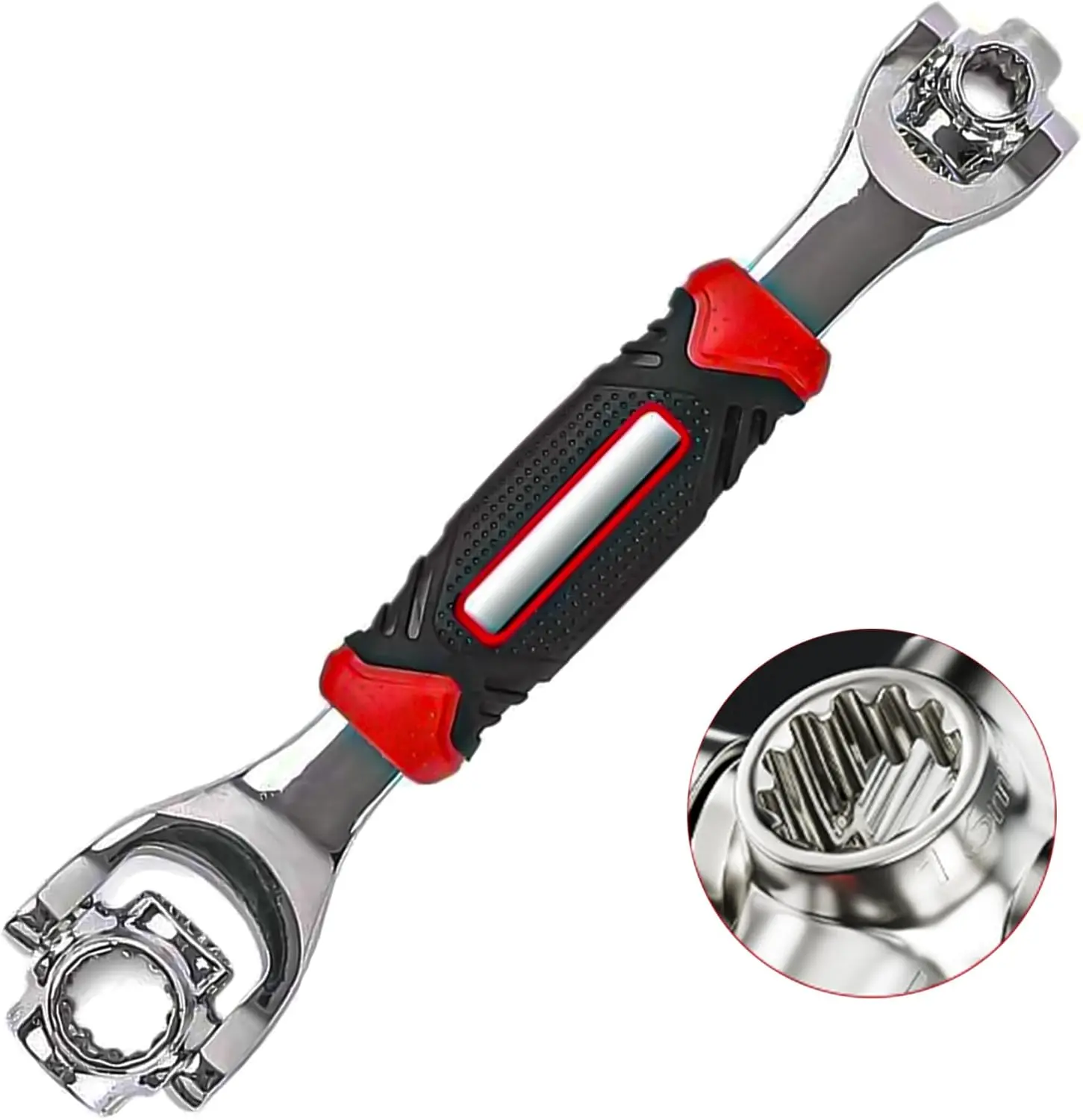 52 In 1 Universal Socket Wrench, Chrome Vanadium Steel, Multi-function Wrench Tool with 360 Degree Rotating Head Spanner Tool for Home and Car Repair more than 48in1 Multi-Purpose Ratchet panner Set Universal Double-ended Wrench Tool