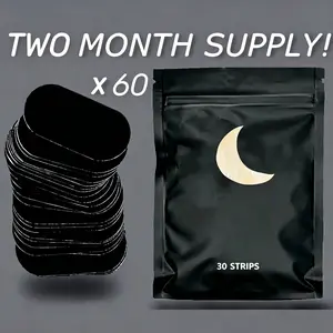 60 Count Breath Mouth Tape GentleMicropore TapeComfort Sleep Patch,Anti-snoring Mouth Tape for MouthBreathing,AntiSnoring Sleep Sticker for Daily UseHealthcare Sleeping Aid Tool outdoorfun