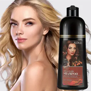 Hair Color Shampoo, Hair Dye Shampoo, Instant Grey Hair Coverage, Wine Red, Chestnut Brown, Purple, Perfect Gifts for Women&Men