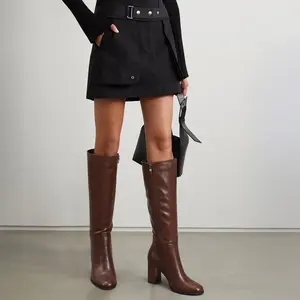 Women's Knee High Boots Round Toe Fashion Tall Boots with Side Zip Stylish Comfortable Riding Boots for Daily Wear Versatile Style Comfortable Height Easy to Wear Flexible Fit Suitable for All Foot Types All Seasons