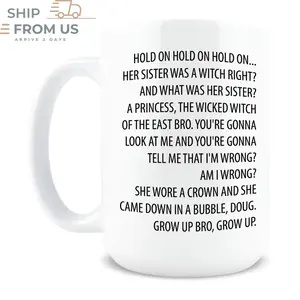 Funny Viral Witch Mug - "The Wicked Witch of the East, Bro!" Coffee Cup
