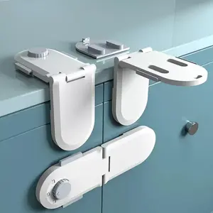 Multifunctional Child Safety Drawer Lock, 2 Counts ABS Material Easy To Install Drawer Lock, Baby Essentials for Home and School