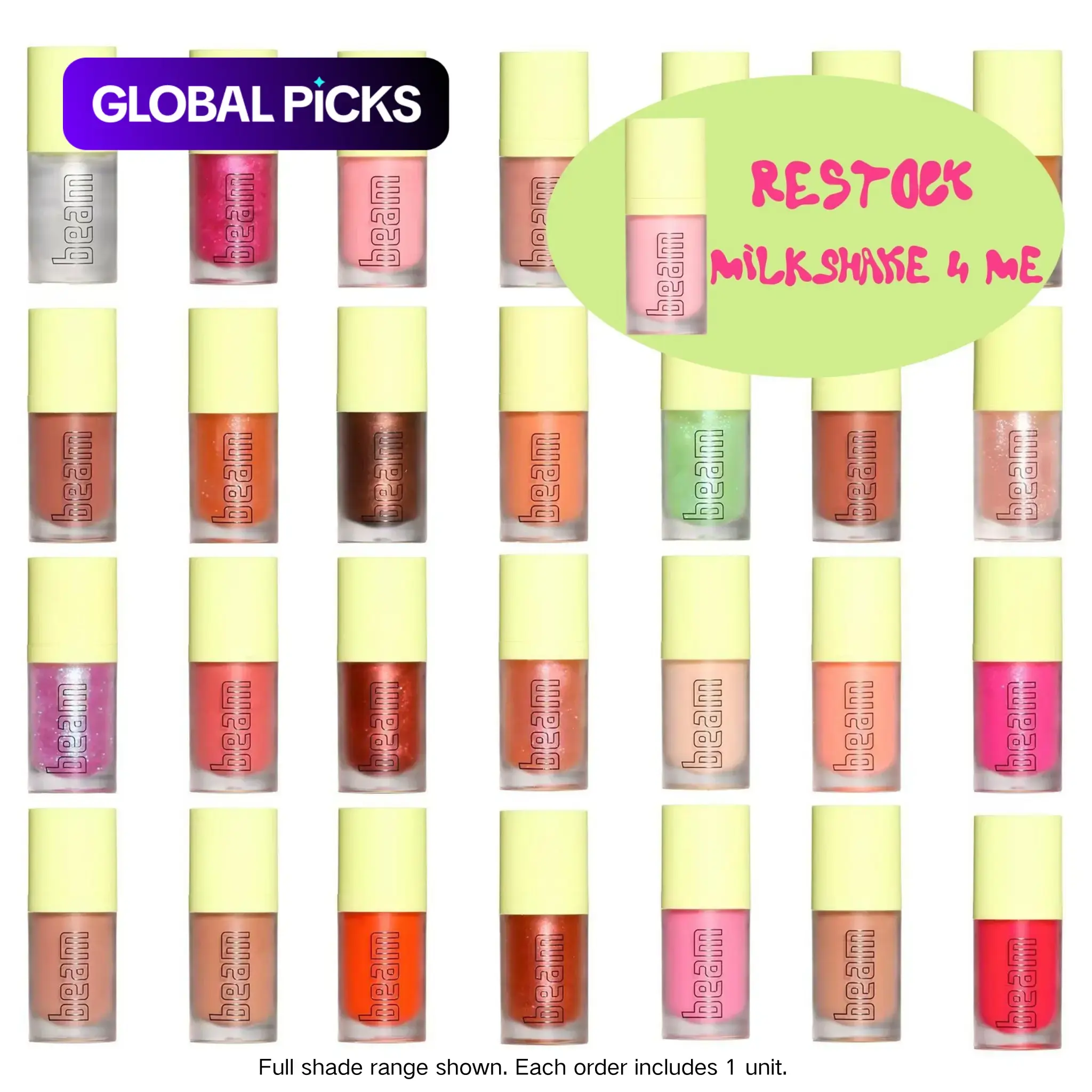 BEAM GLOSSY LIP GLOSS - MADE BY MITCHELL BEAM GLOSSY LIP GLOSS - MADE BY MITCHELL