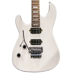 MAB Autographed Sawtooth ST-M24 Left Handed Electric Guitar with Floyd Rose, Satin White