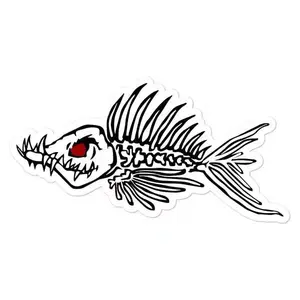 Fish Bones Sticker - Unique Decorative Stickers for Home Decoration