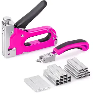 Heavy Duty Staple , 3 in 1  Staple  for Upholstery with 900 Staples,   for , , Fabric, Wall, Material Repair, DIY Manual Stapler