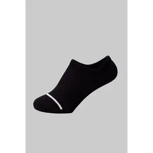 3 PACK GHOST SOCKS ALL BLACK