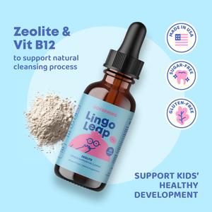 JoySpring LingoLeap Speech Learning Natural Supplement for Kids – Zeolite Drops with B Vitamins and Premium Botanical Extracts To Support Focus, Memory, and Everyday Learning