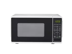 0.7 Cu ft Countertop Microwave Oven, 700 Watts, White