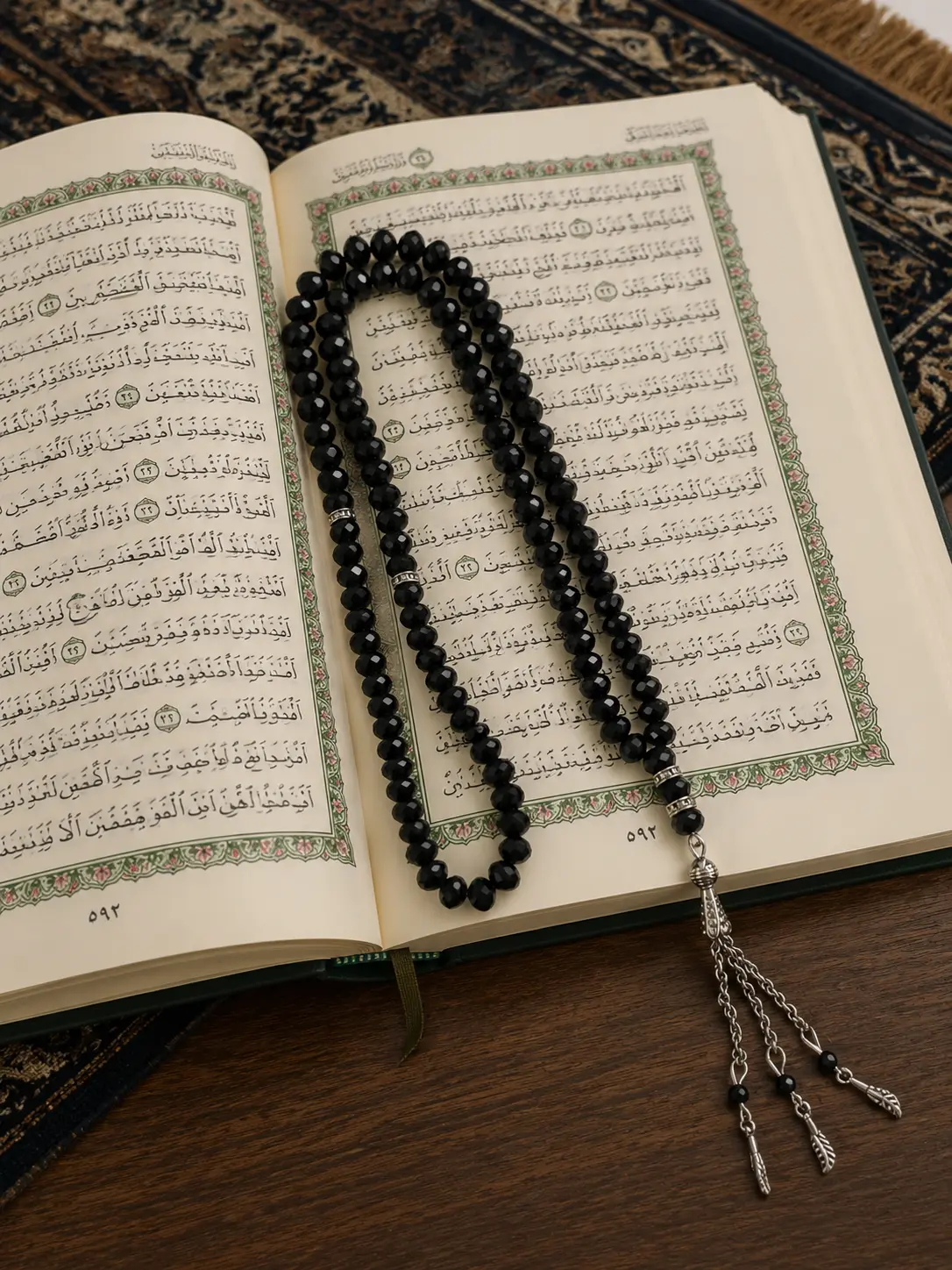 traditional 99-count Islamic prayer bead set