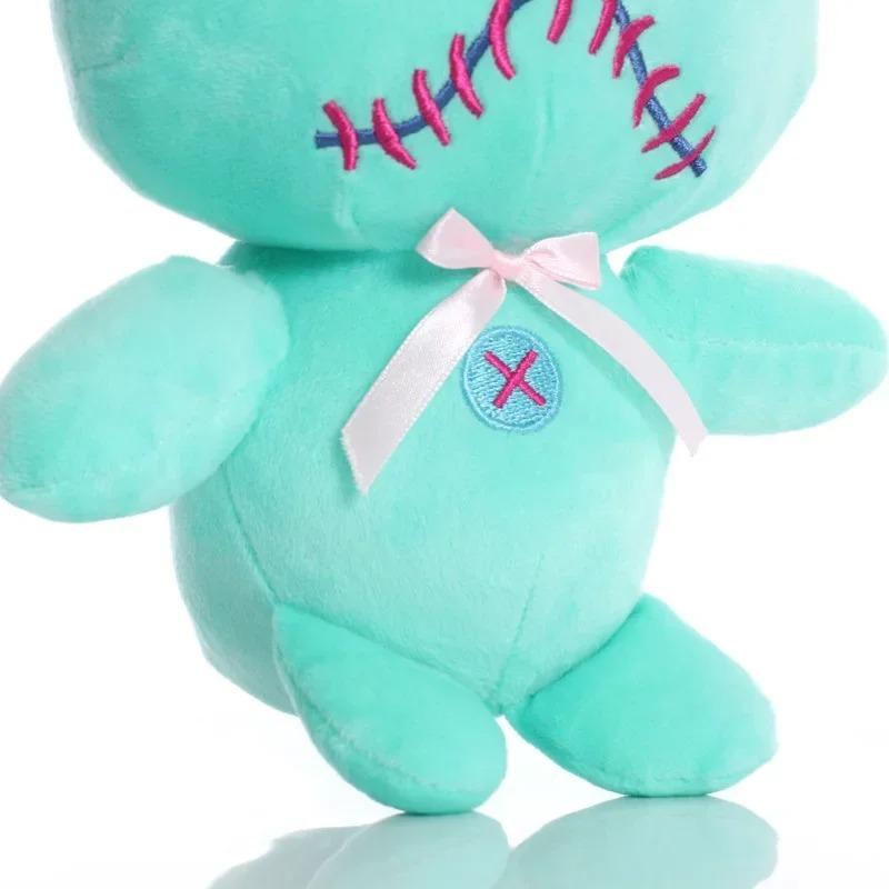 Scrump Plush Toys Pendant Cartoon Lilo and Stitch Plush Toys Soft Stuffed Kawaii Green Doll Xmas Gift For Boys