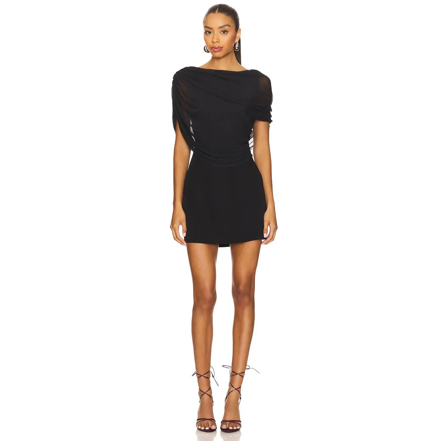 superdown Bailey Mini Dress in Black