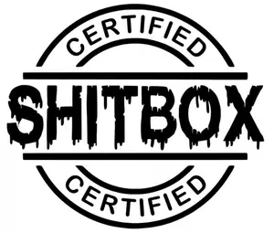 Certified shitbox sticker decal