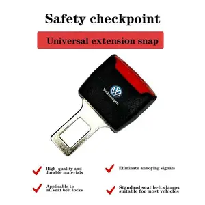 Car Seat Belt Buckle Clip Extender Safety Bel   For Volkswagen Polo Passat B5 B6 B7 T4 T5 Golf 4 5 6 Tiguan Jetta Gol