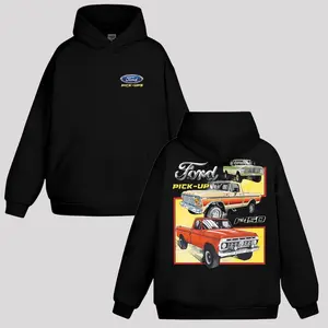 Ford F150 Classic Pick Ups Truck Men's Perfect Weight Hoodie, Old School Ford Hoodie - Choose Your Fit - Fashion for All - Everyday Basics