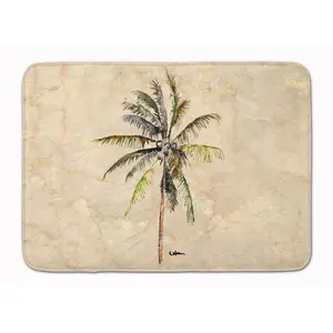 212 MAIN Palm Tree Machine-Washable Memory Foam Mat, Comfortable Mat