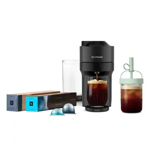 Nespresso Vertuo Pop+ Coffee and Espresso Maker Iced Coffee Bundle by De'Longhi Nespresso Vertuo Pop+ Coffee and Espresso Maker Iced Coffee Bundle by De'Longhi