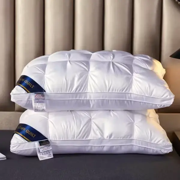 Sleep Pillow Set 2 Pack – Soft Supportive Bed Pillows for Back & Side Sleepers, Hotel Quality Comfort, White 20x28in, Bedroom Essentials