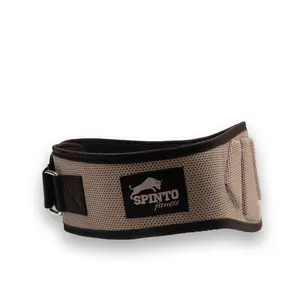 SPINTO Foam Core Weightlifting Belt | Lightweight Back Support for Gym, CrossFit & Strength Training | Adjustable Velcro Strap | Durable, Comfortable & Secure Fit