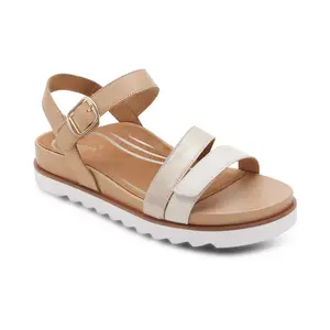 Cass Arch Support Sandal - Champagne Multi