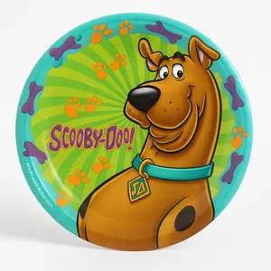 Scooby-Doo 9" Round Paper Plates - Kids Birthday Party Tableware