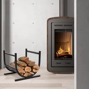 U-Shaped Firewood Holder Lots of Firewood Can be Placed