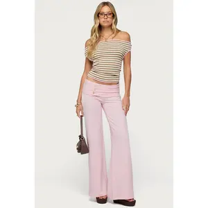Poppy Foldover Wide Leg Pants