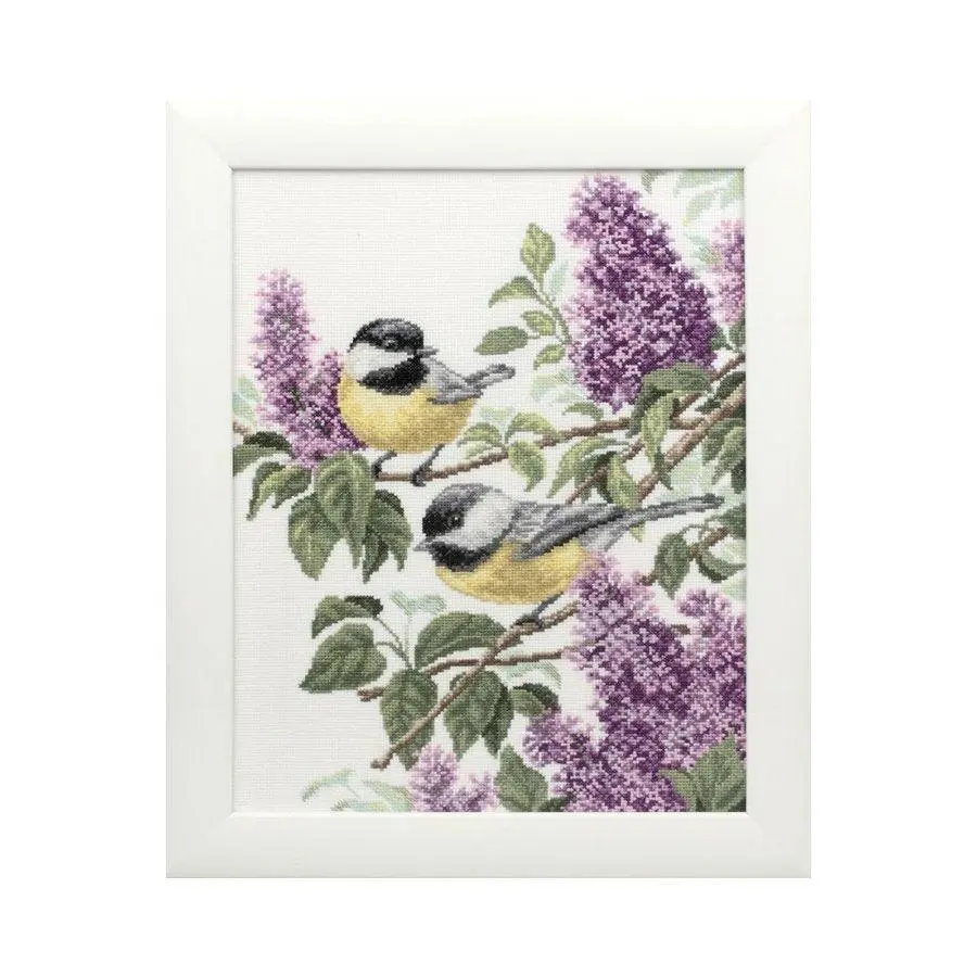 Charming Lilac Counted Cross Stitch Kit by RTO M227