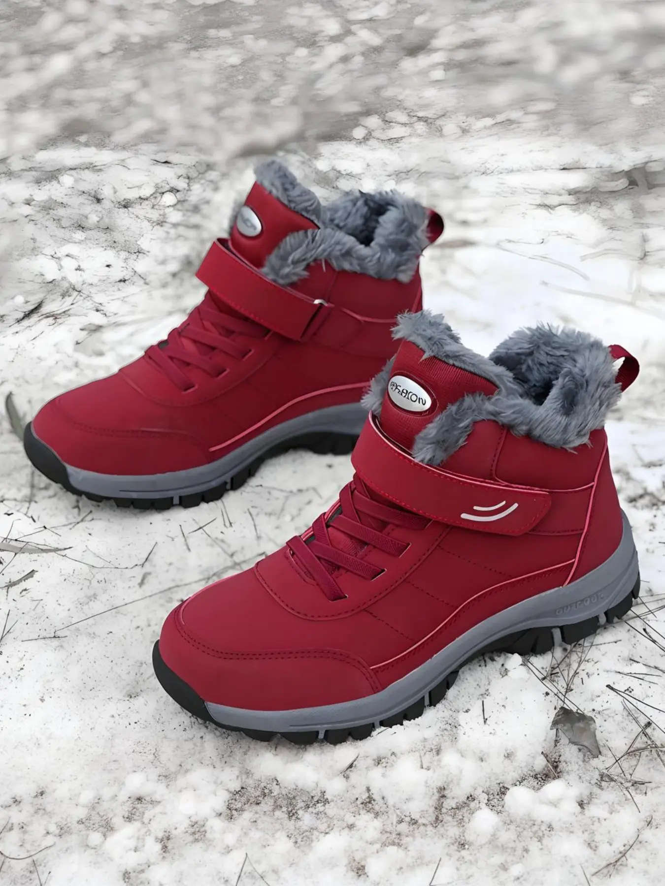 Fashionable Women's Fluffy Snow Boots, Stylish Design for Casual Wear, Comfortable Footwear for Everyday Use, Perfect for Modern Fashionistas