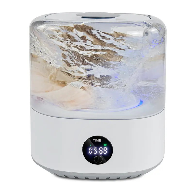 3L Portable Rechargeable Washing Machine for Underwear, Wireless Portable Laundry cup, Mini Portables Washing Machine, 20 Washes per Charge, for Baby Clothes, Underwear 3L, BackToSchool