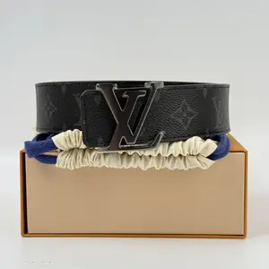 Pre-owned Louis Vuitton Classic Monogram Belt Size 85cm no.3