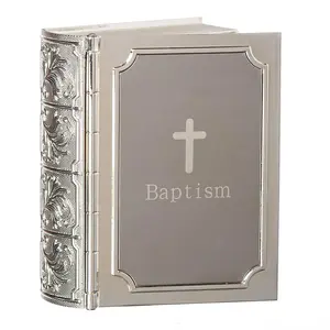Baptism Bible Keepsake Box 3 1/2"