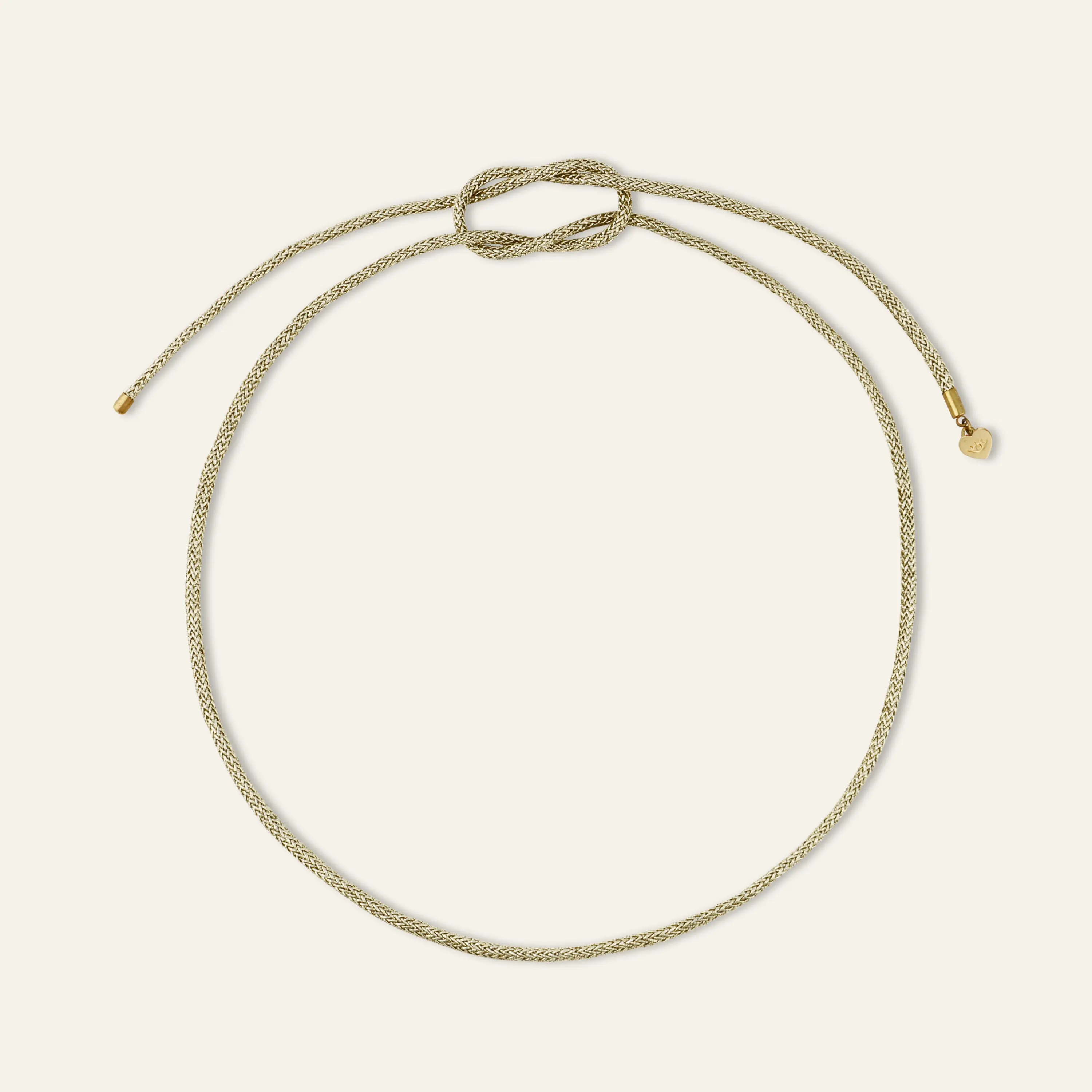 Gold Lurex Necklace Cord Gold Lurex Necklace Cord