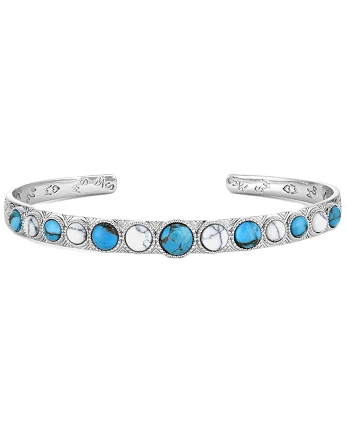 Montana Silversmiths Women's Women'S Turquoise Darling Cuff Bracelet - Bc6581