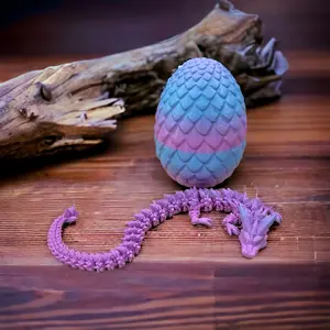 Crystal Dragon with egg, dragon, dragon egg Handmade