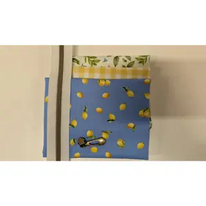 Ruffle Zipper Pouch Kit- Limoncello