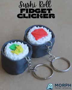 Sushi Roll Fidget Clicker