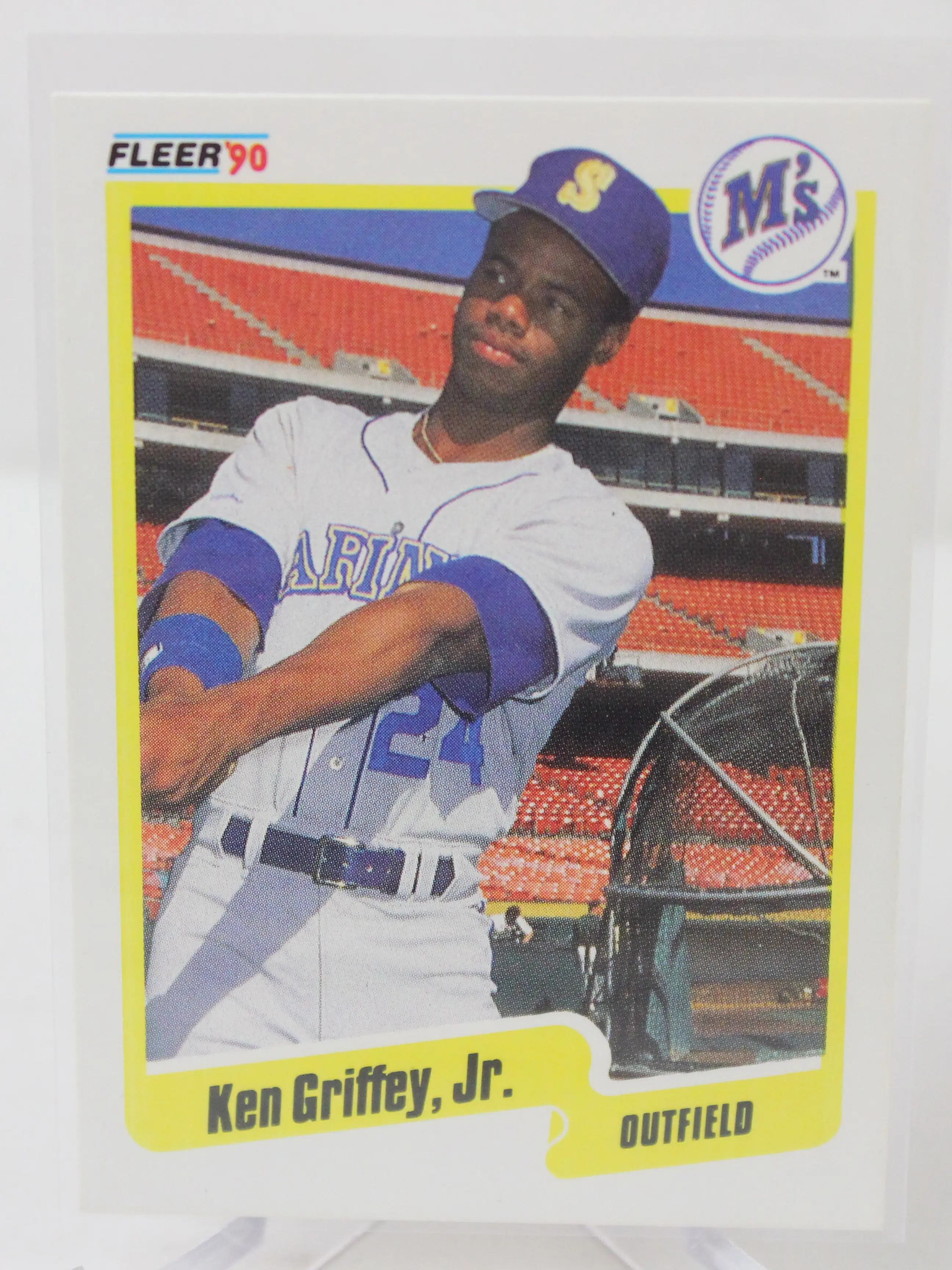 1990 Fleer KEN GRIFFEY JR. Seattle Mariners #513 Vintage Baseball Card