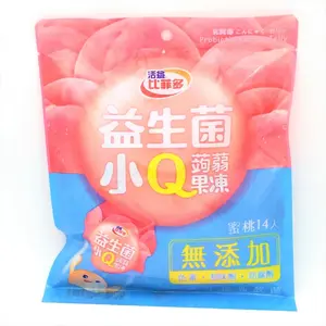 Bifido Small Q Jelly, Peach Flavor Sweet Snack - 280g