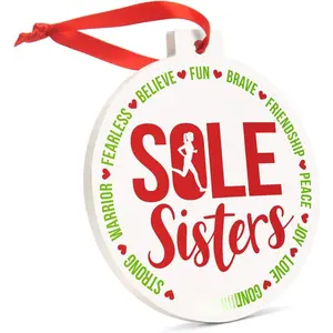 ning Round Cermic Ornment | Sole Sister Words