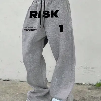 Sweatpants Writing on Back TikTok Shop