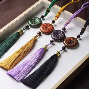 handcrafted Peace Buckle car charm