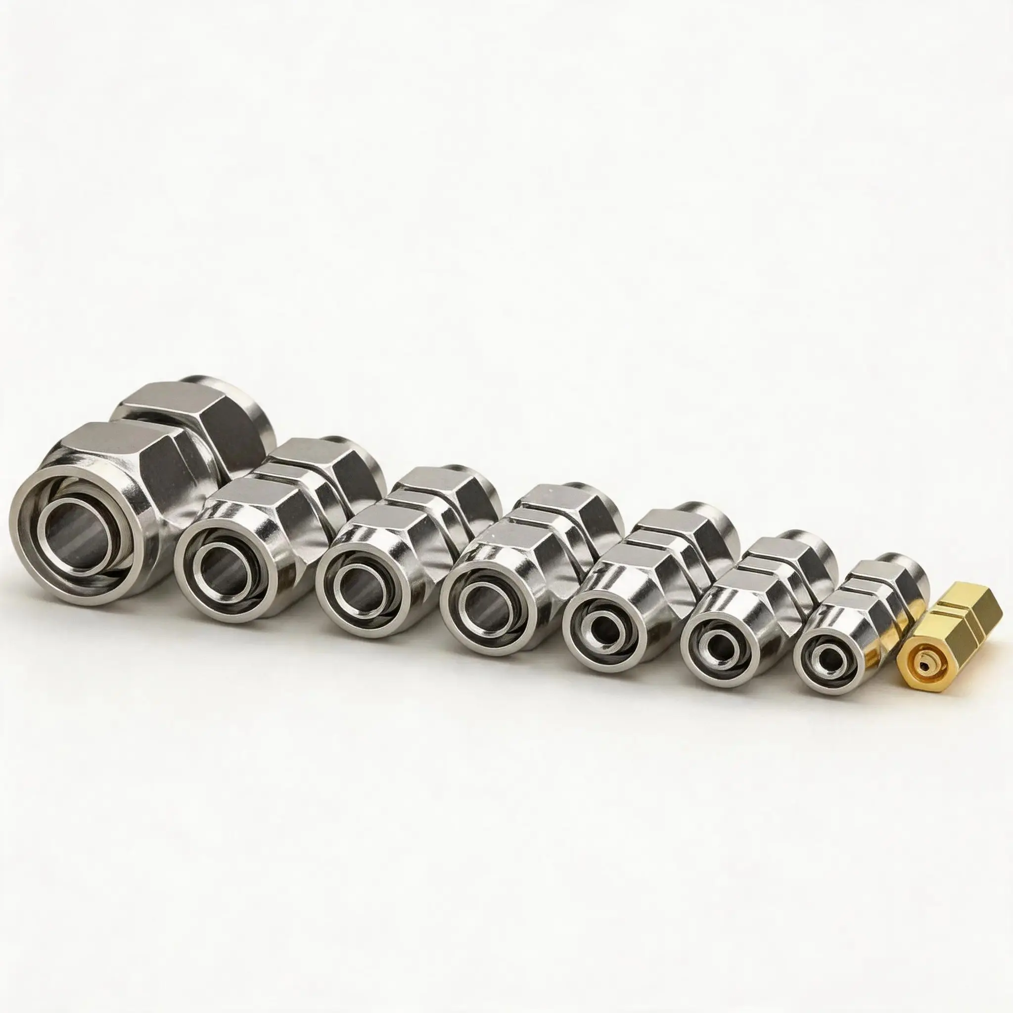 GJANSH Straight Air Line Fittings for Truck, Heavy Duty Push in Pneumatic Connectors, High Temperature Tubing Quick Joint (4-16mm) ,summervibes